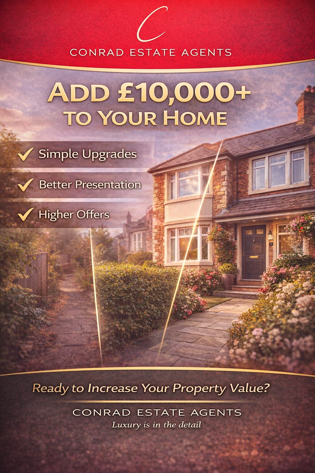 How to Add £10,000+ to Your Property Value Before Selling (Without Overspending)